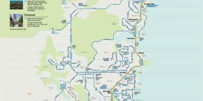 シドニーバス路線図