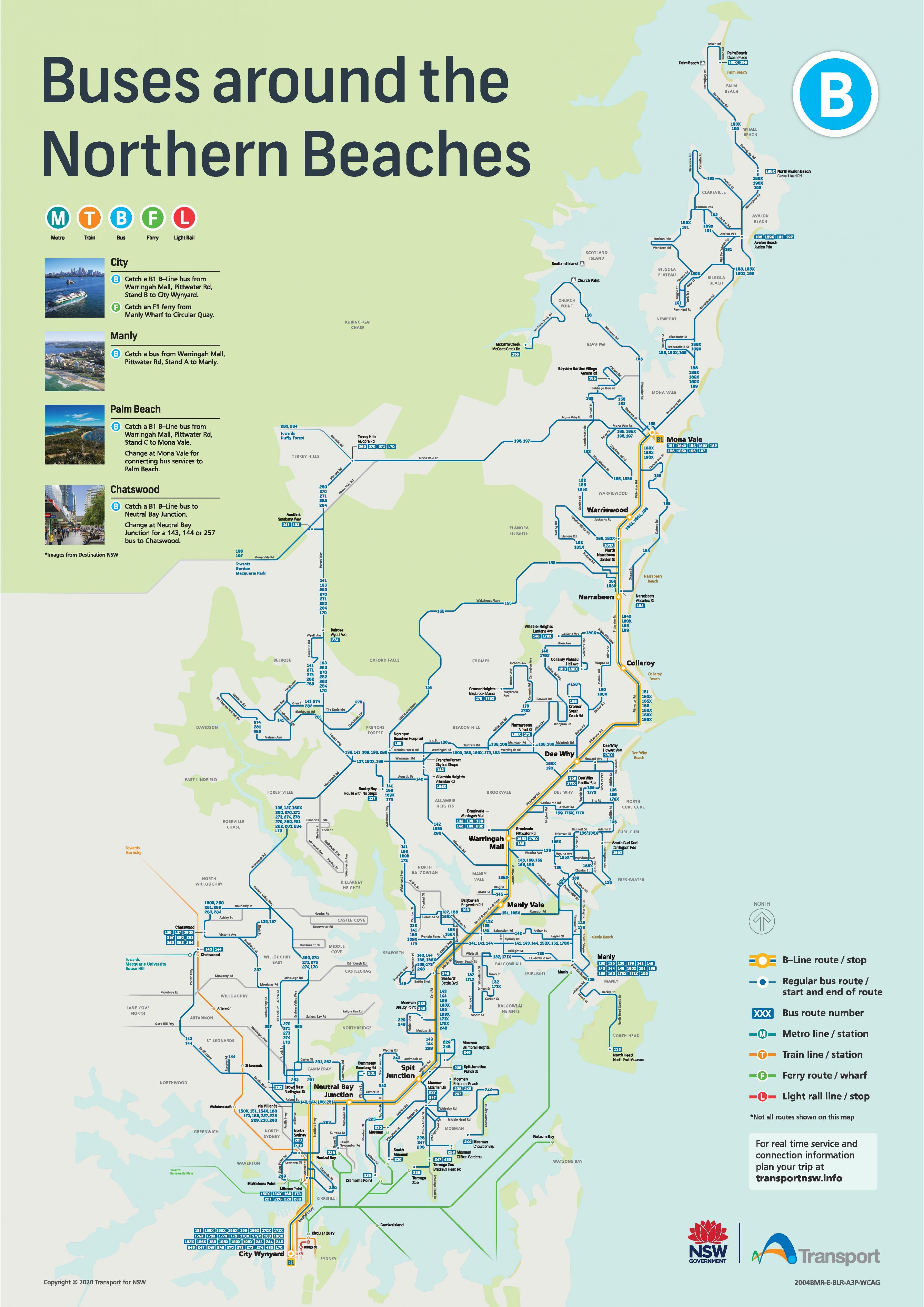 シドニー バスマップ シドニーバス路線図 オーストラリア