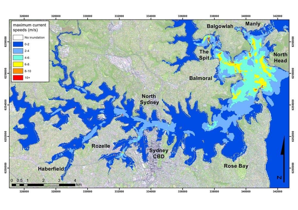 洪水地図シドニー