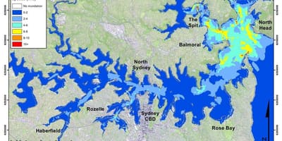 洪水地図シドニー