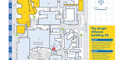 シドニー病院ランドウィック地図
