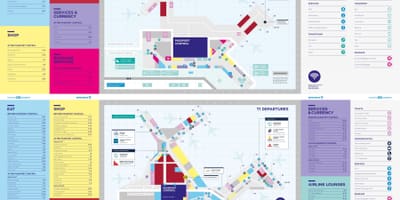 地図のシドニー空港第1ターミナル