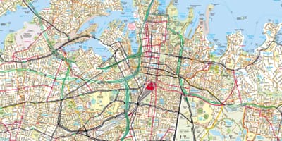 道路地図のシドニー