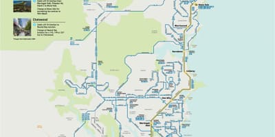 シドニーバス路線図