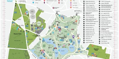 地図の百周年記念パークシドニー