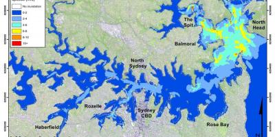 洪水地図シドニー